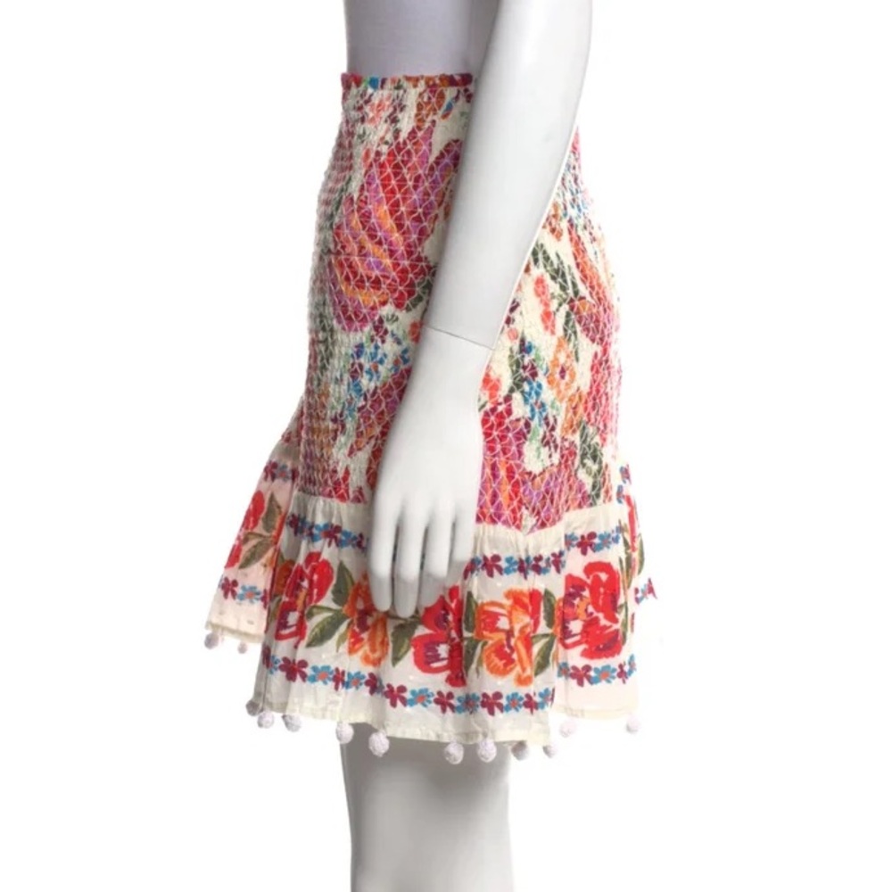 FARM RIO Floral Print Mini Skirt sz M NWOT - Picture 4 of 13